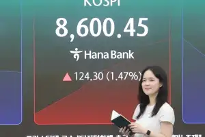 코스피 장중 8500선 돌파…사상 최고