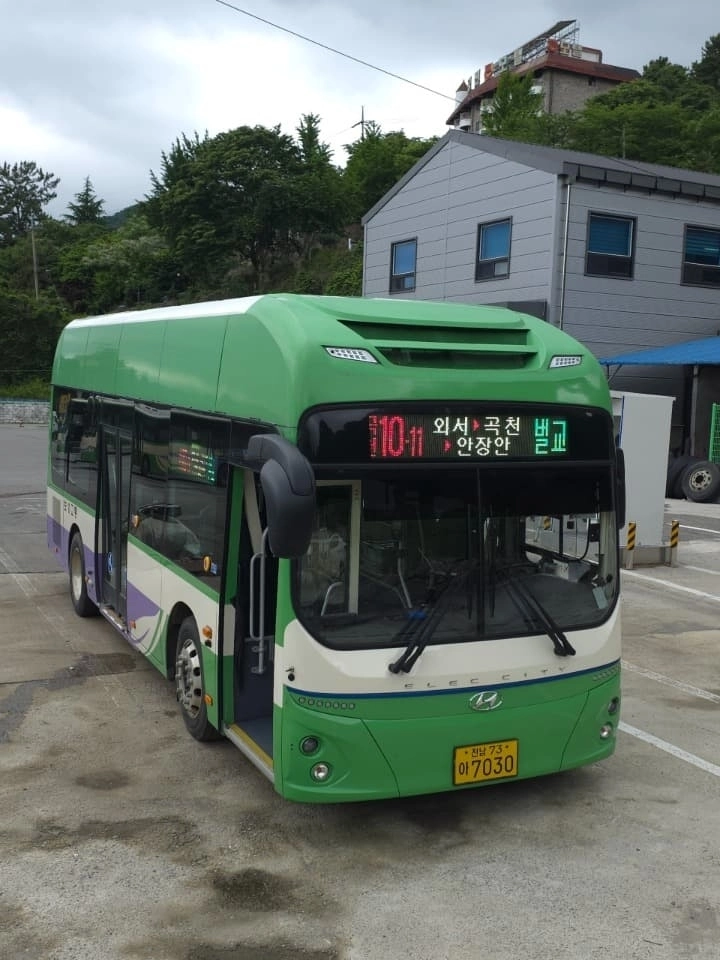 기존 1일 3회에서 5회로 확대 운행되는 보성교통 농어촌버스.