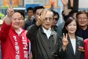 [포토] 서울숲 방문한 이명박 전 대통령