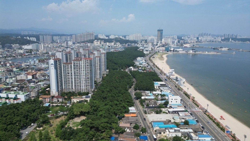 경북 포항시 송도동 전경. 포항시 제공