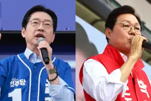 막판 ‘관권선거·정치공작’ 공방 …“박완수 직접 해명하라”vs“허위 공세 김경수 사퇴하라”