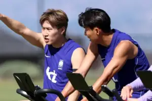 [포토] 나란히 훈련하는 손흥민·이강인