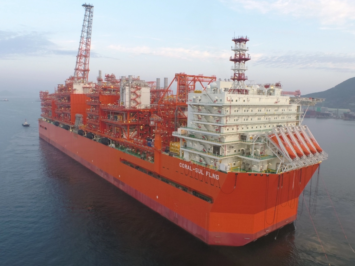 삼성중공업이 건조한 부유식 액화천연가스 생산설비(FLNG). 삼성중공업 제공