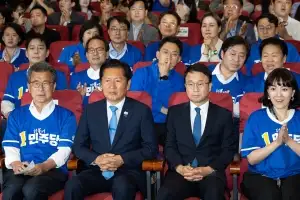 [방송 3사 출구조사] 6·3지선 민주 11곳·국힘 1곳 승리, 경합 4곳