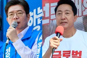 서울 4050은 정원오…20대男은 75%가 오세훈 (방송 3사 출구조사)