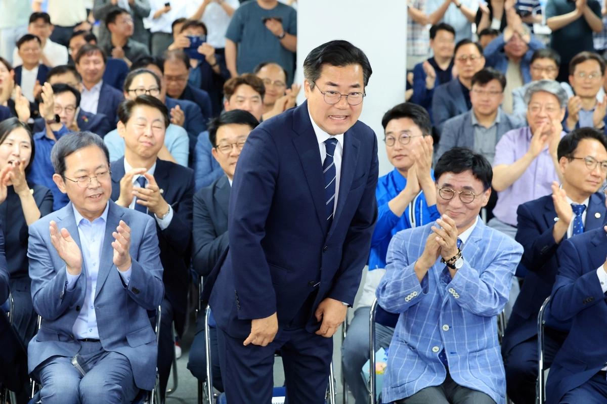 박찬대 더불어민주당 인천시장 후보.  뉴스1