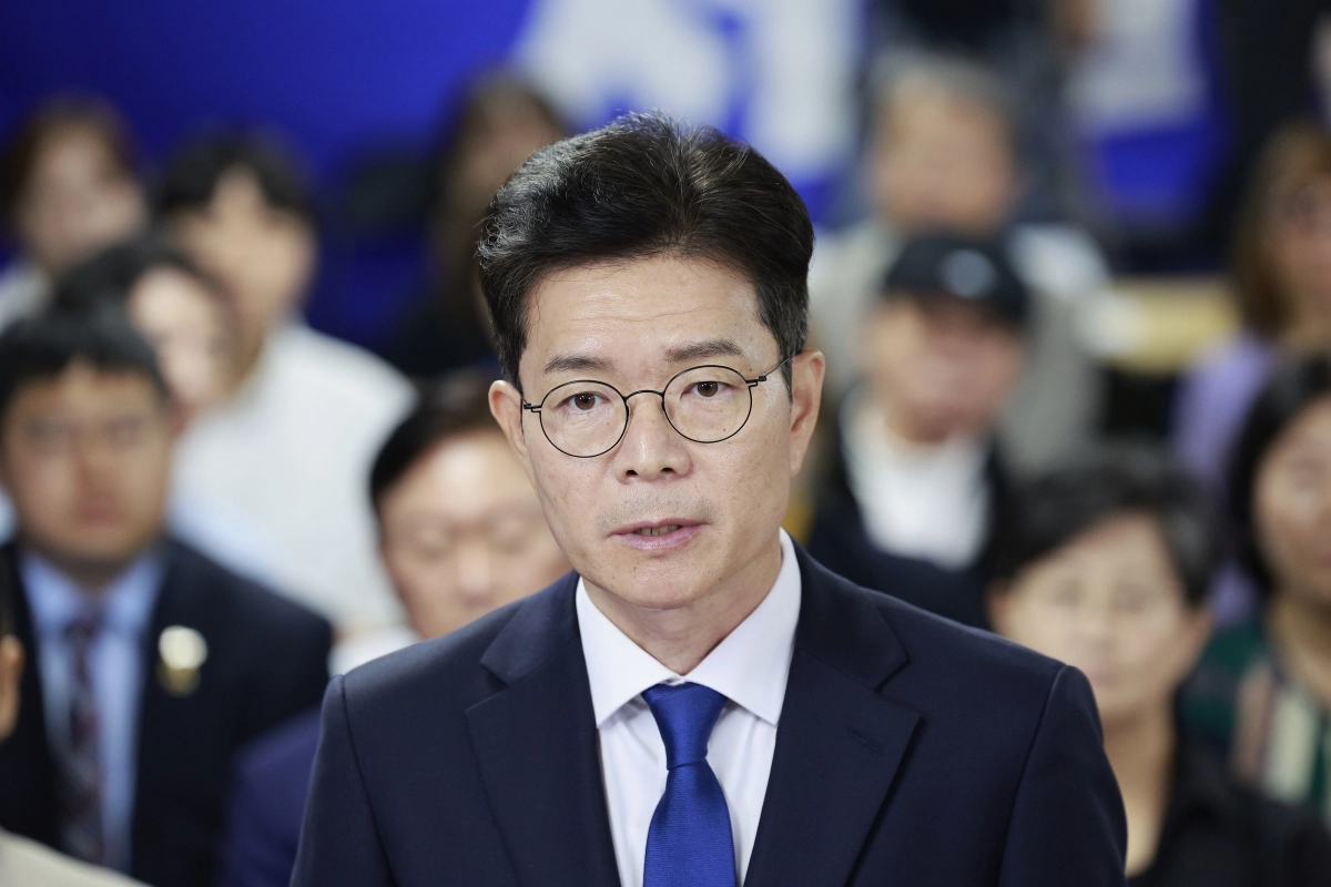입장 발표하는 정원오 후보