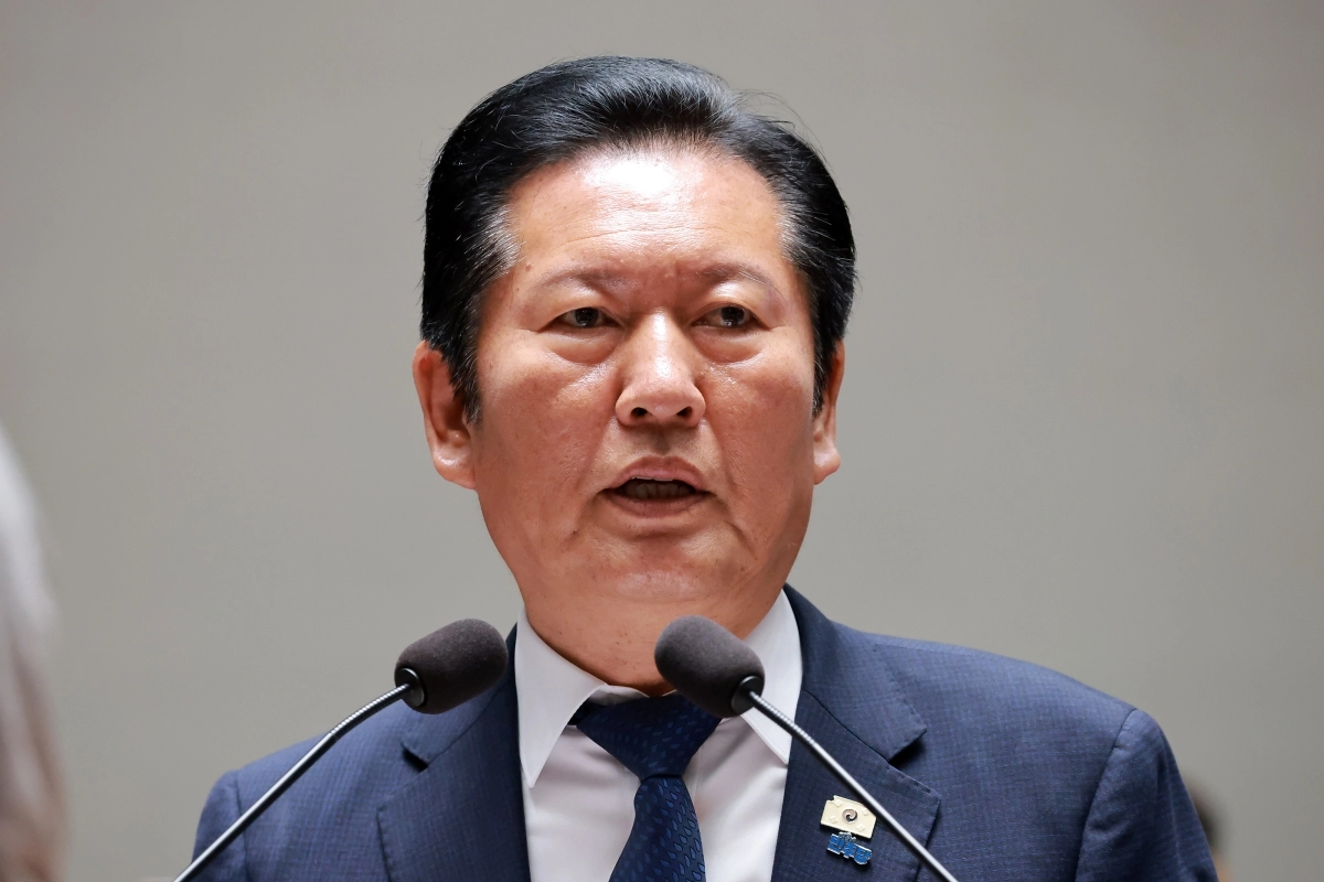 발언하는 민주당 정청래 대표