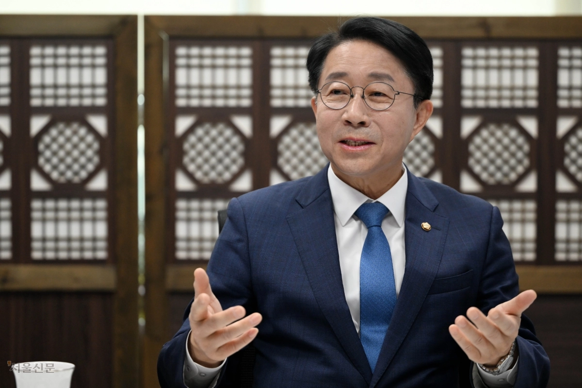 22대 후반기 국회의장으로 선출된 조정식 더불어민주당 의원. 2026.4.27 홍윤기 기자