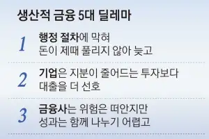 thumbnail - “심의·보고 하세월” “투자보다 대출 선호”… 생산금융 딜레마
