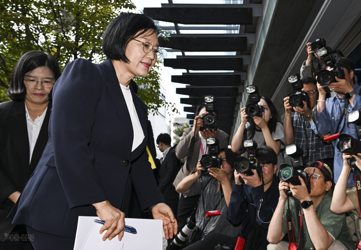 총리 후보자 첫 출근