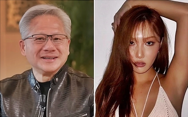 방한 중인 젠슨 황 엔비디아 최고경영자(CEO)가 tvN ‘유 퀴즈 온 더 블럭’에 출연해 가수 화사에 대한 팬심을 드러냈다. 2026.6.6 tvN, 인스타그램