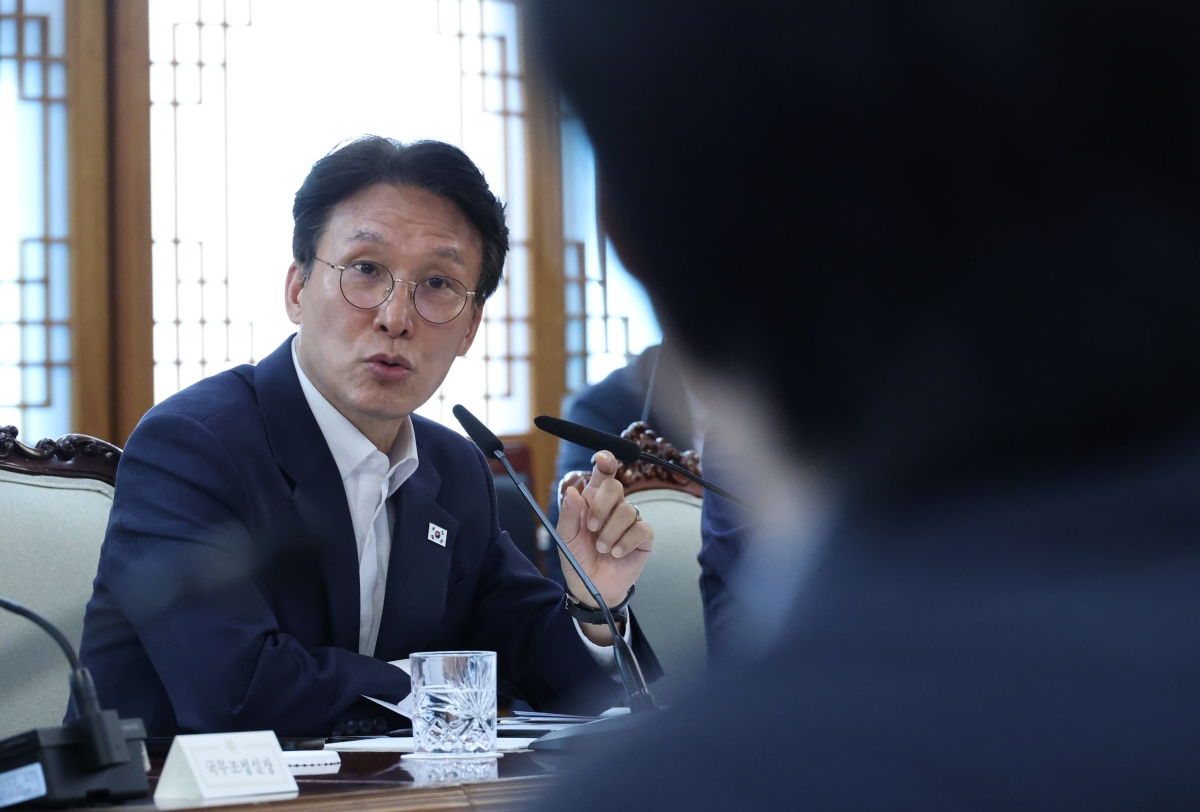 발언하는 김민석 국무총리