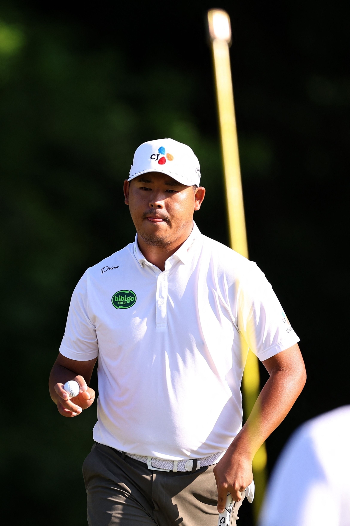홀아웃하는 김시우.