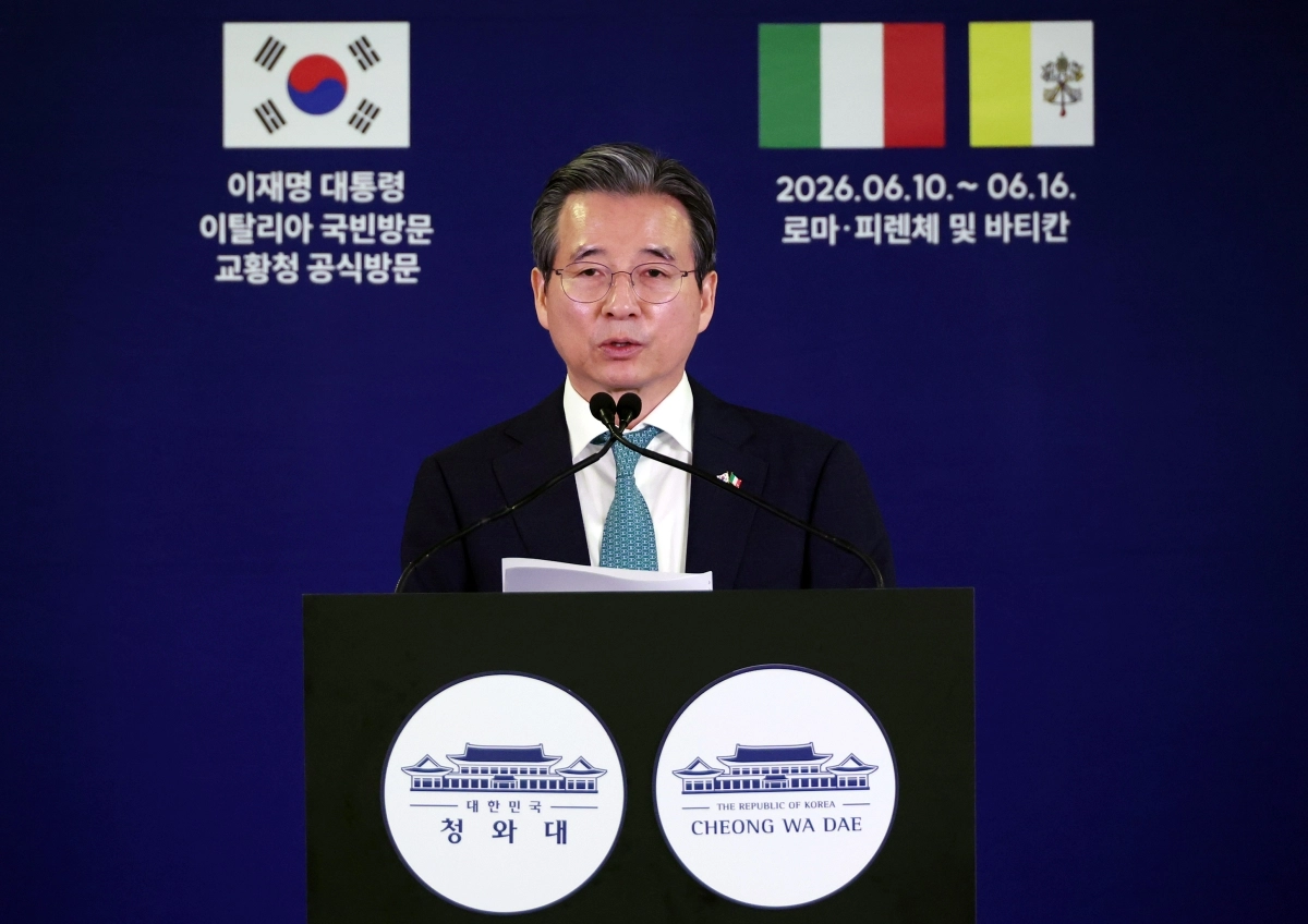 정책실장, 한-EU 경제 협력 관련 설명