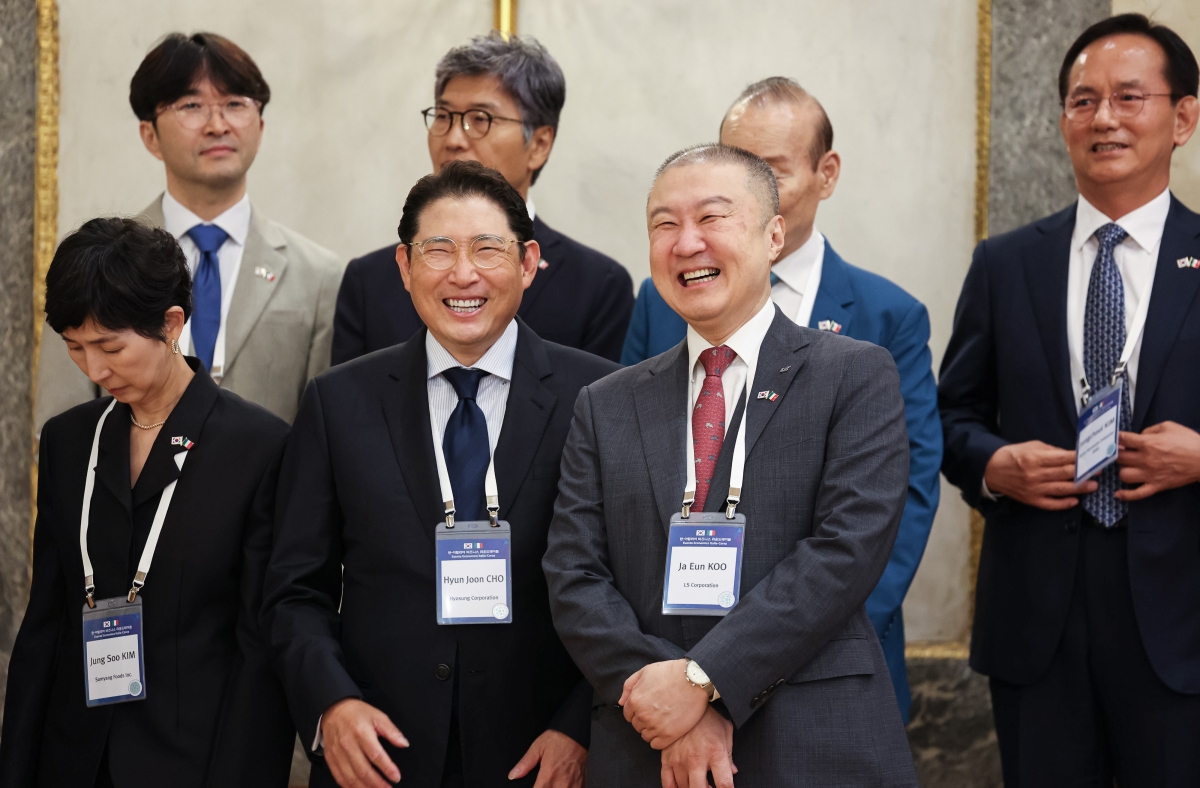 조현준 효성 회장과 구자은 LS홀딩스 회장