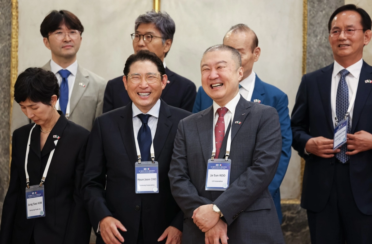 조현준 효성 회장과 구자은 LS홀딩스 회장