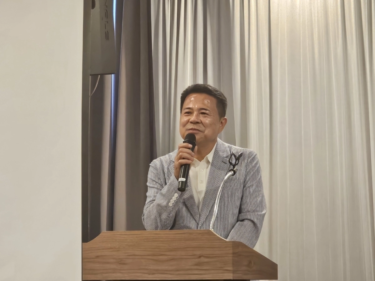 기순도 (사)전남뿌리기업협회 회장이 환영사를 하고 있다.