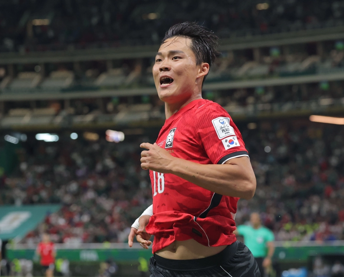 세리머니하는 오현규