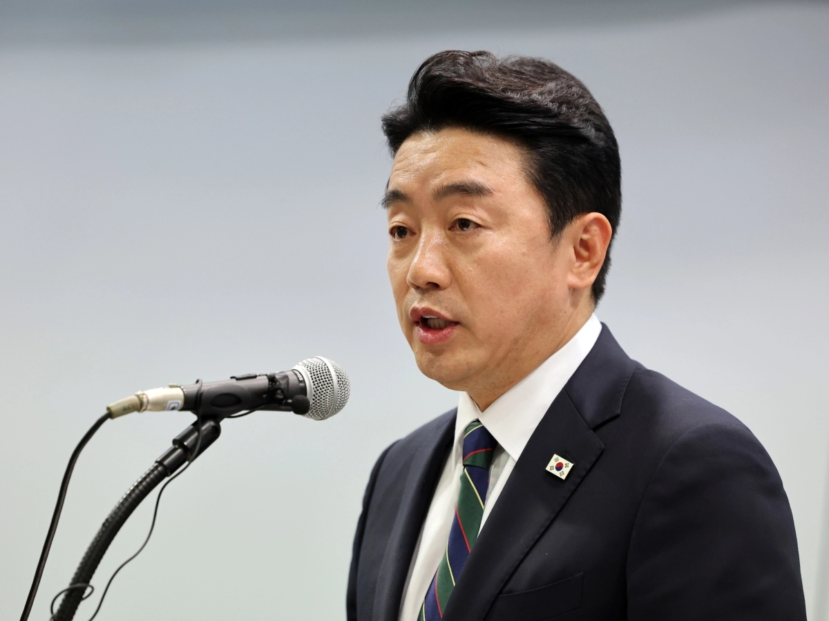 6ㆍ15 남북정상회담 기념식, 대독하는 강훈식 비서실장