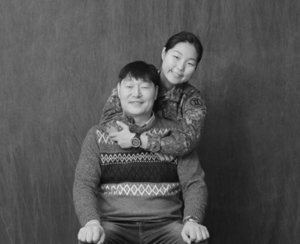 아버지와 딸. 한국장기조직기증원 제공