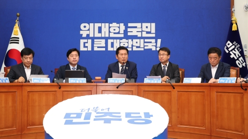 정청래 더불어민주당 대표가 15일 여의도 국회에서 열린 최고위원회의에서 발언하고 있다. 2026.06.15. 뉴시스