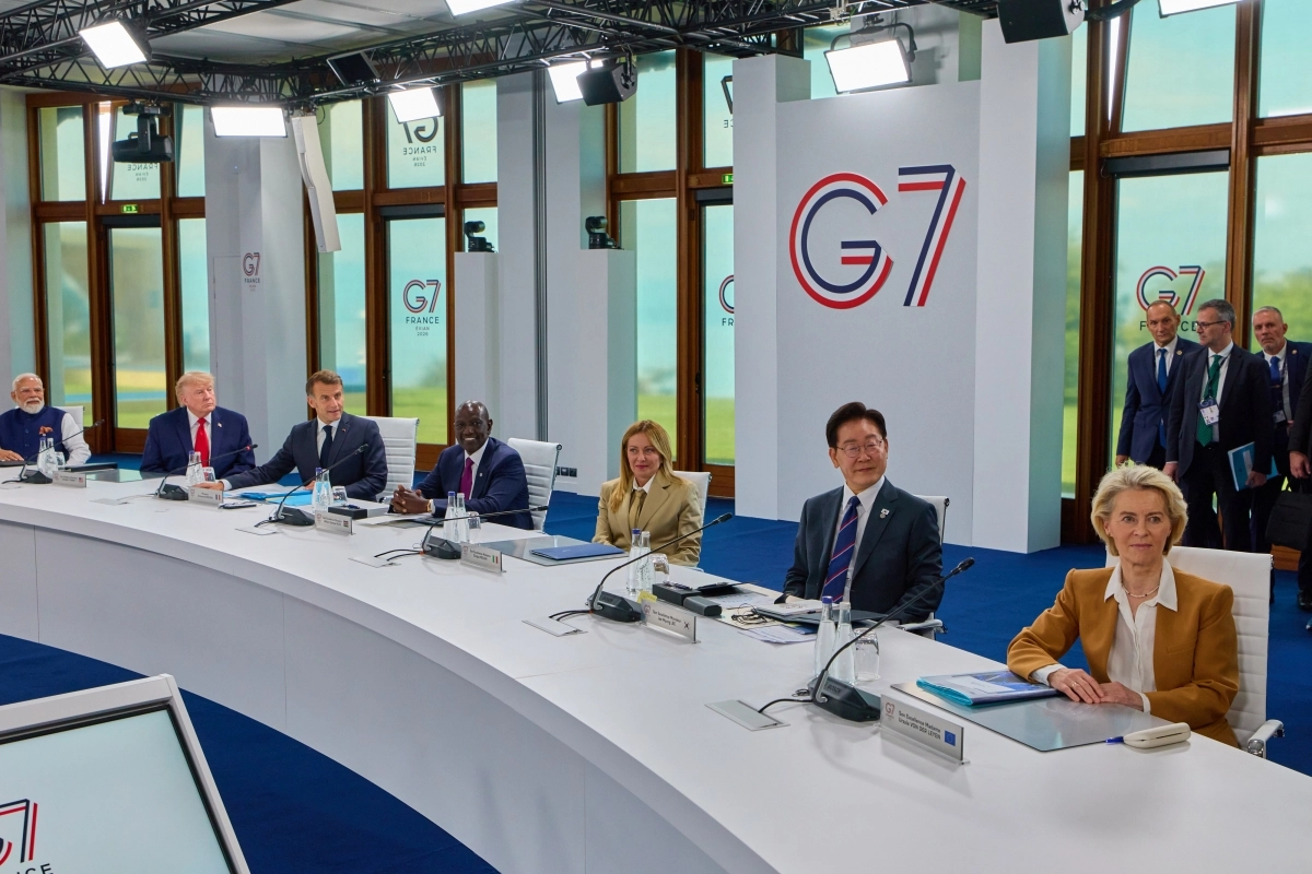 이재명 대통령, G7 정상회의 확대회담 참석
