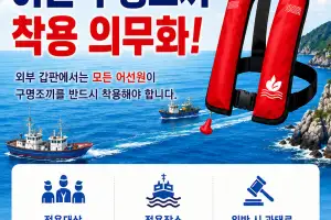 전남도, 어선원 구명조끼 착용 현장 홍보 강화