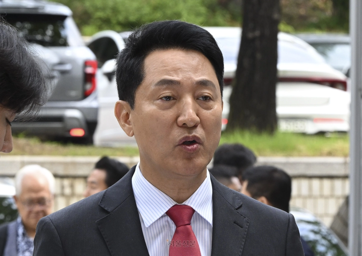 입장 밝히는 오세훈