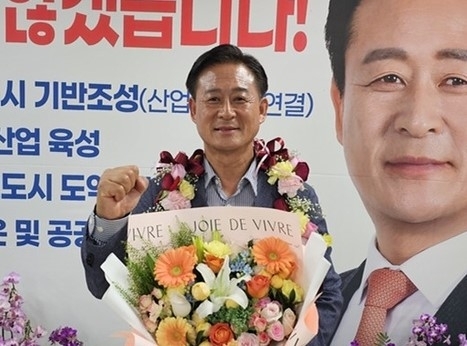 신영재 강원 홍천군수. 연합뉴스