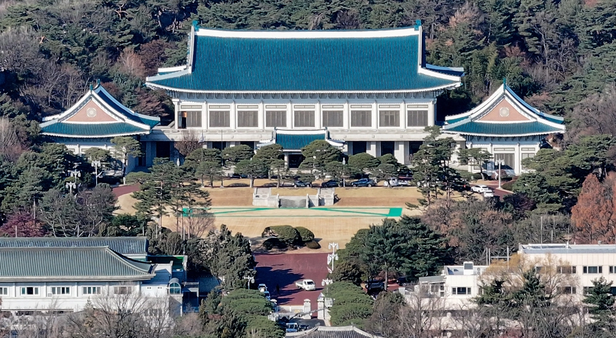 청와대 본관 전경 서울신문 DB