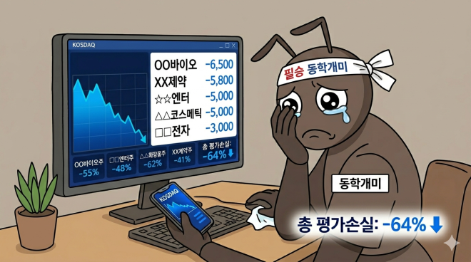 “삼전닉스는 끝물” 코스닥 뛰어들었다 피눈물…“주식 홍대병”을 아시나요 [내가샀다]
