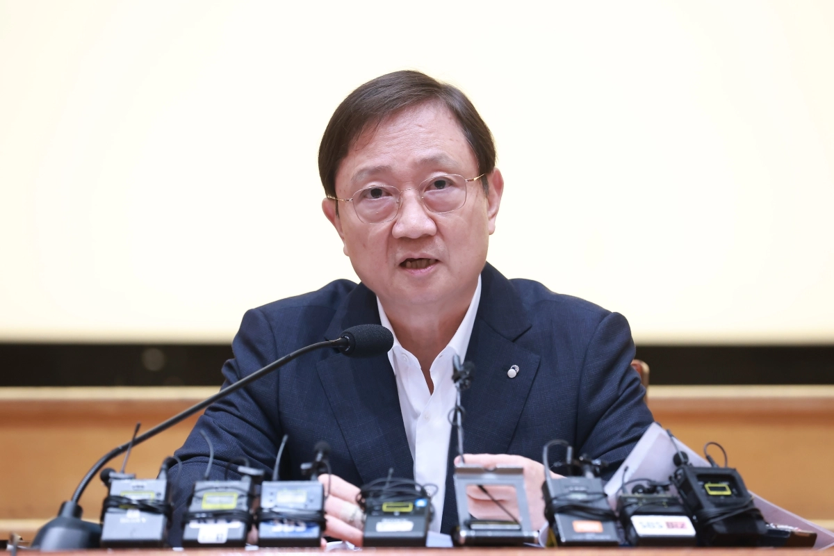 이찬진 금융감독원장이 22일 서울 여의도 금감원에서 진행된 월례 기자간담회에서 발언하고 있다. 금감원 제공