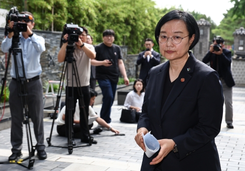 한성숙(오른쪽) 국무총리 후보자.  뉴스1