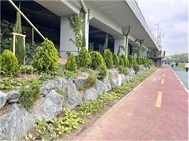 서울 서대문구 불광천 변에 조성된 녹지대. 서대문구 제공