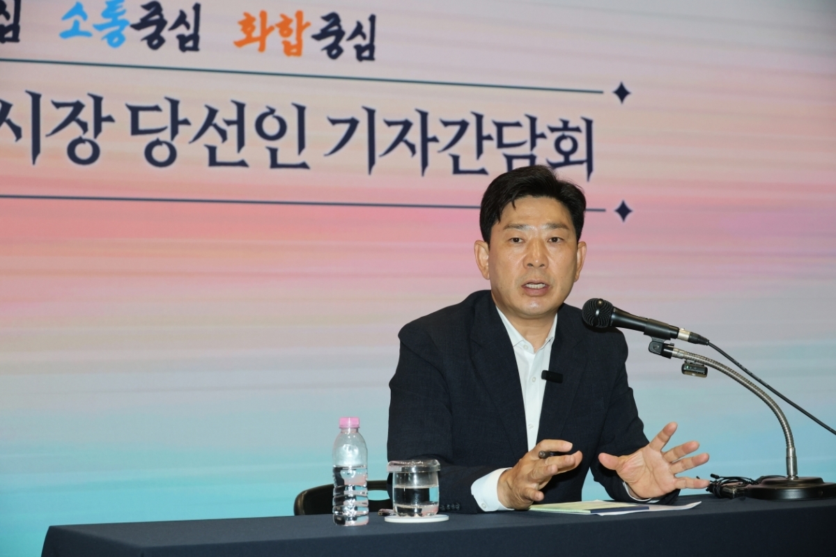 박용선 경북 포항시장 당선인. 포항시장직 인수위원회 제공