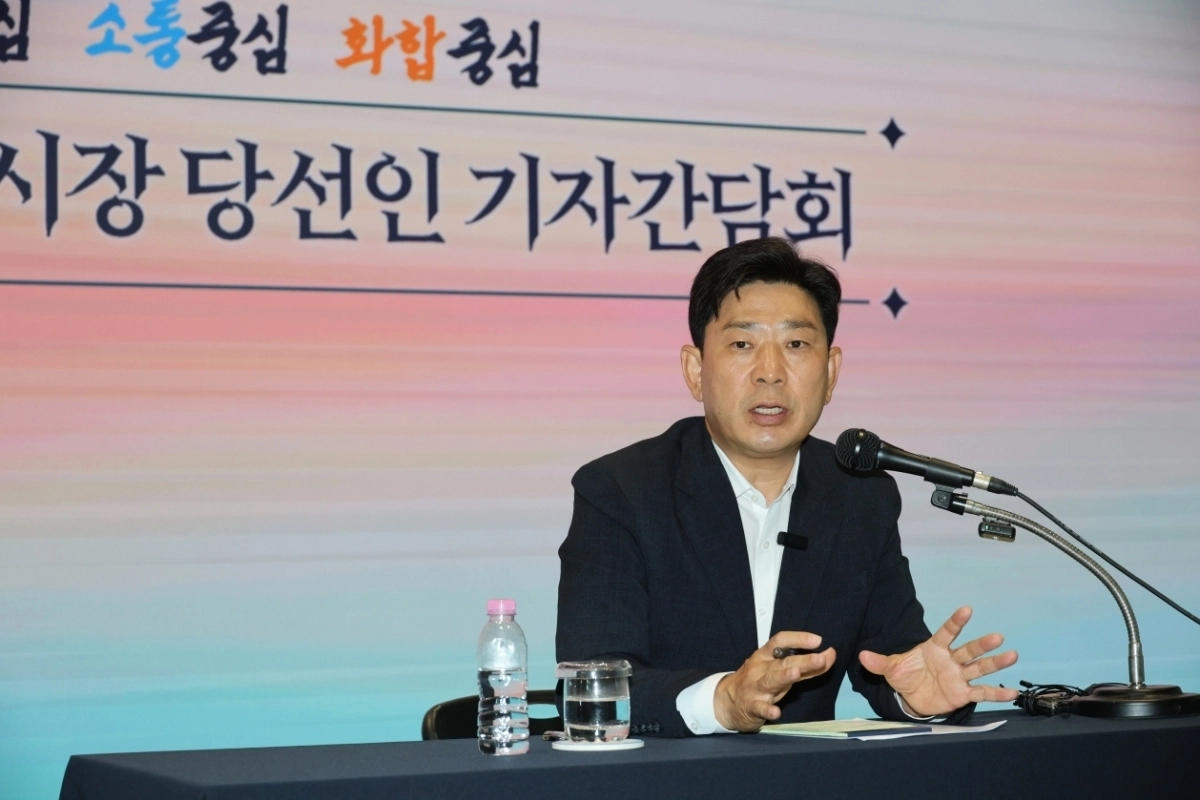 박용선 경북 포항시장 당선인. 포항시장직 인수위원회 제공