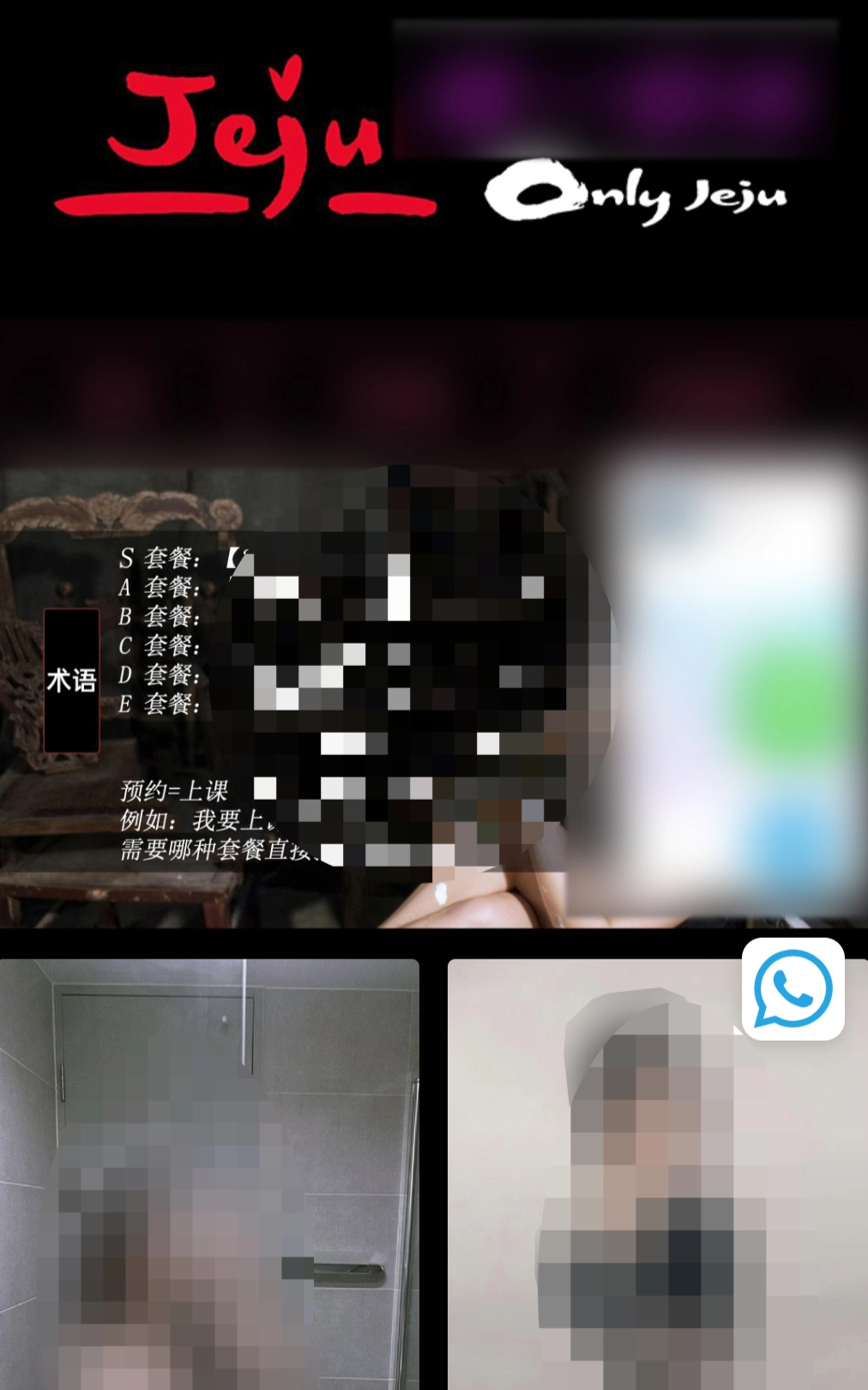 제주경찰청은 중국어로 된 인터넷 성매매 알선 사이트를 개설한 뒤 한국인과 중국인 여성들의 사진과 프로필을 게시하고, 중국인 관광객들이 주로 사용하는 메신저 등을 통해 성매매를 한 혐의로 2명을 구속하고 도주한 2명을 추적하고 있다. 제주경찰청 제공