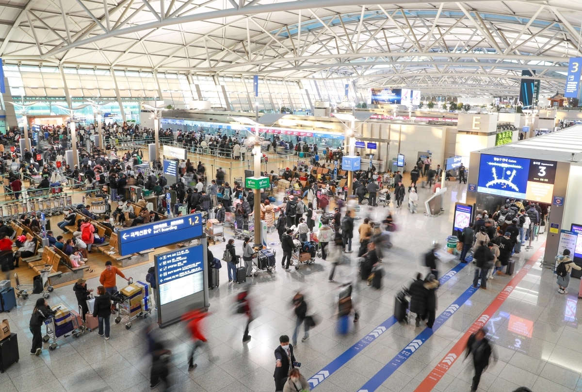 인천공항 제1여객터미널. 인천공항공사 제공