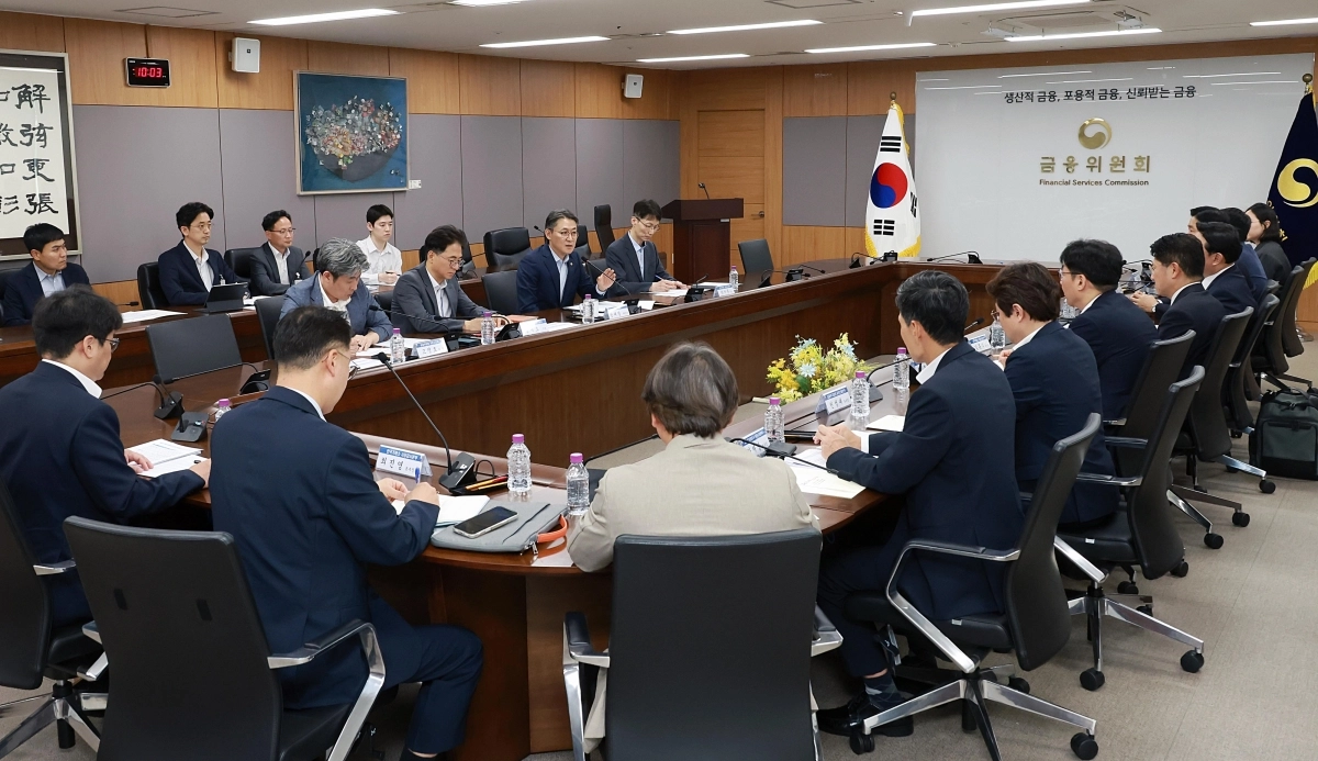 권대영 금융위원회 부위원장이 23일 서울 종로구 정부서울청사에서 열린 자본시장 인프라 혁신 TF 킥오프 회의에서 발언하고 있다. 2026.6.23. 금융위원회 제공