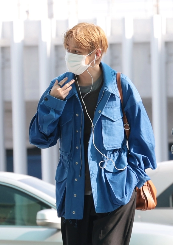 뷔, 아침 햇살에 더해진 멋짐
