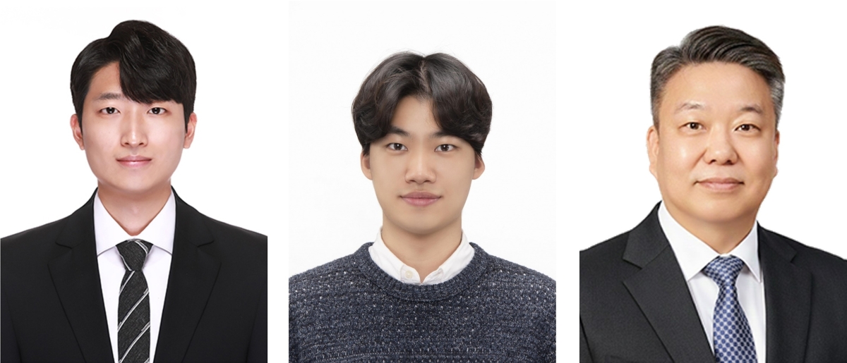 김형섭 포스텍 교수 연구진. 왼쪽부터 이재흥·권현석 박사, 김형섭 교수. 포스텍 제공