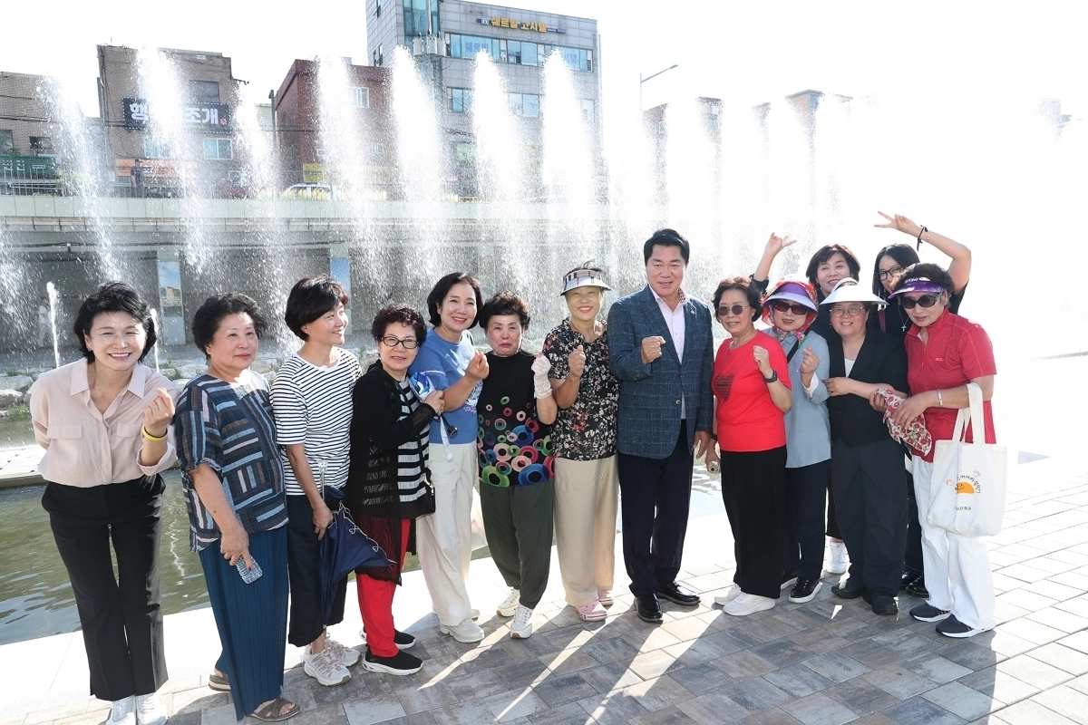 관악구 별빛내린천 음악분수