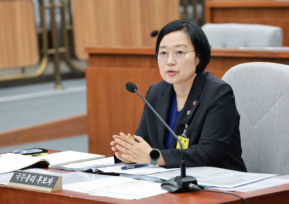 한성숙 국무총리 후보자.  연합뉴스