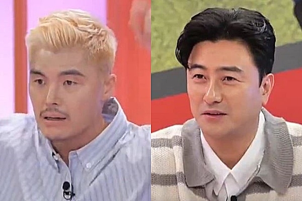 “홍명보 나가” 외쳤던 김영광. 당시 진행을 맡은 안정환 모습. 틱톡 라이브 캡처