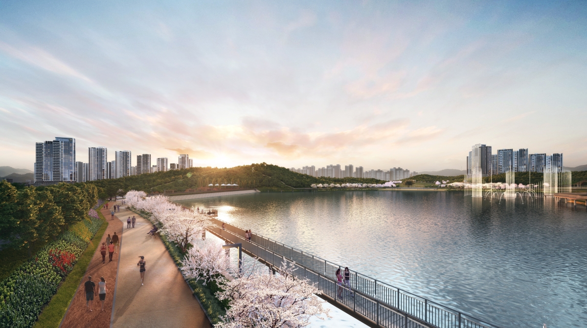 광주 중앙공원 롯데캐슬 조감도. 빛고을중앙공원개발 제공