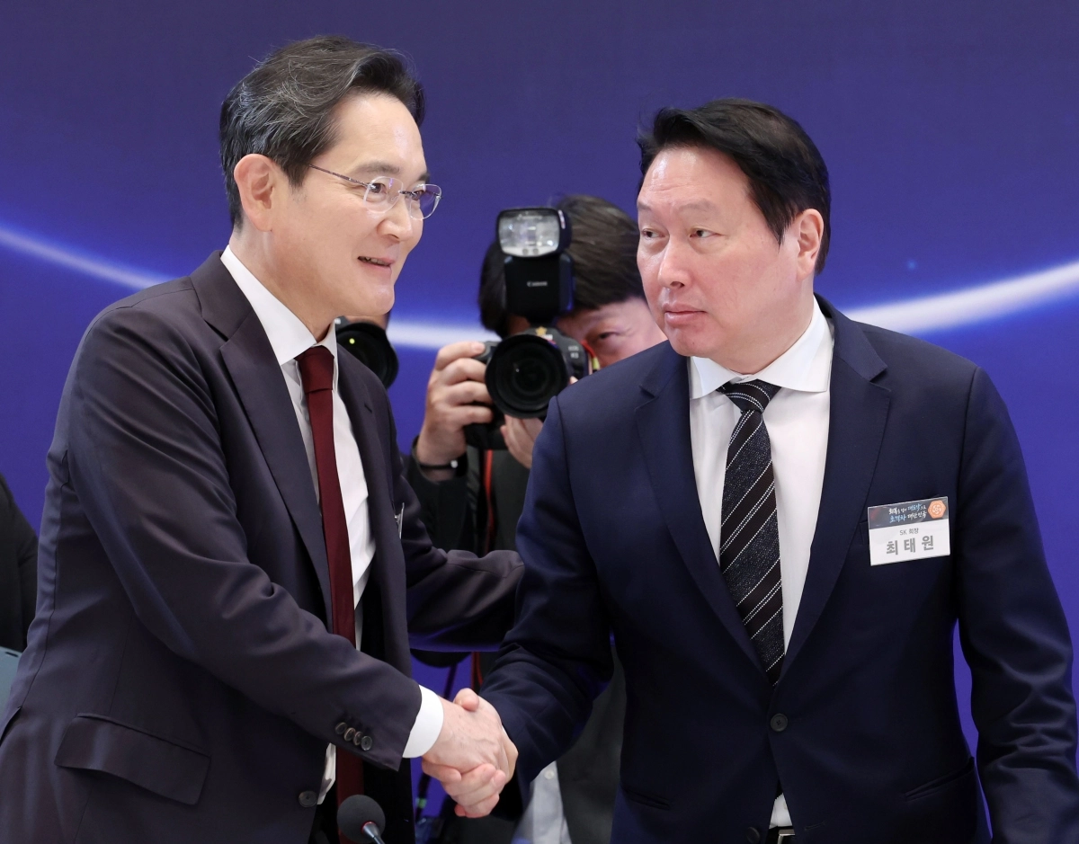 이재용 회장과 최태원 회장