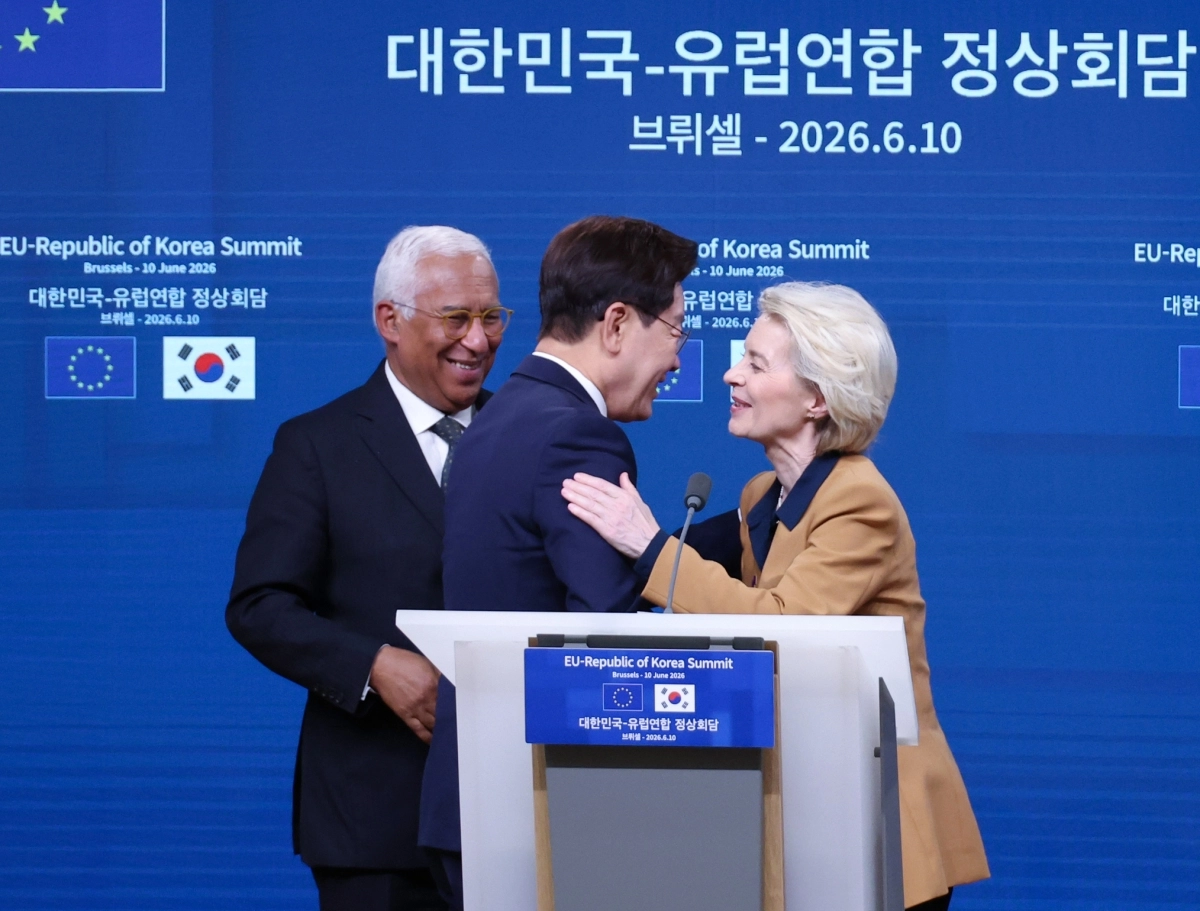 이재명 대통령, 한-EU 지도부