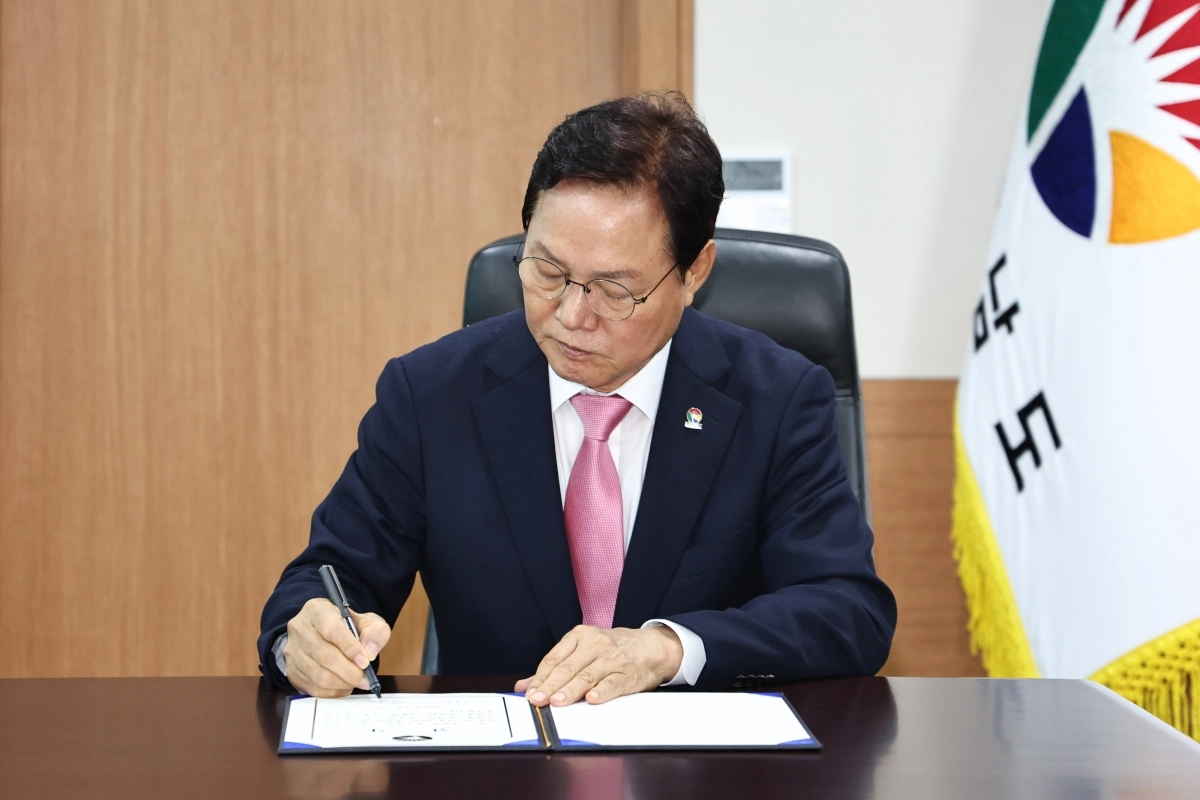 민선 9기 임기를 시작한 박완수 경남도지사. 2026.7.1. 경남도 제공