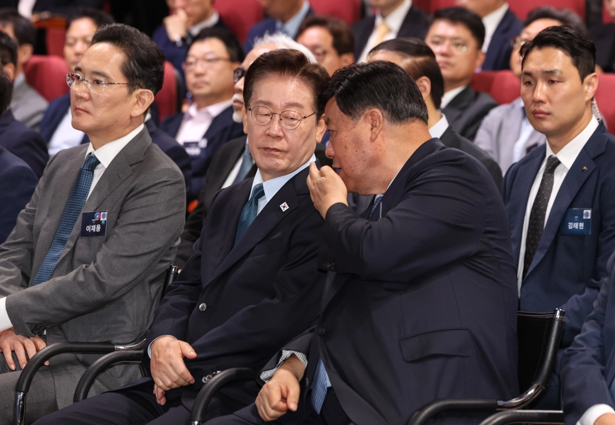 이재명 대통령과 서정진 셀트리온 회장